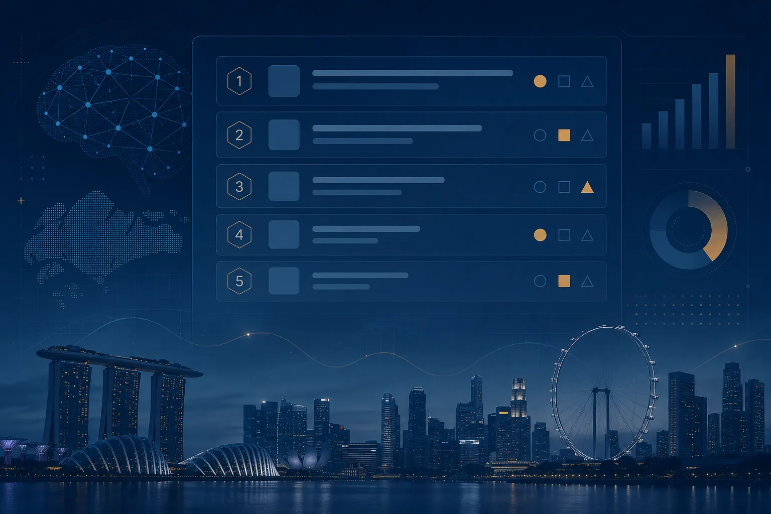 DBS owns trust. Trust Bank owns digital. Singapore Banking AI Visibility Index — Week 1